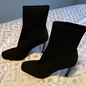 INC International Concepts Elegant Black Heeled Boots